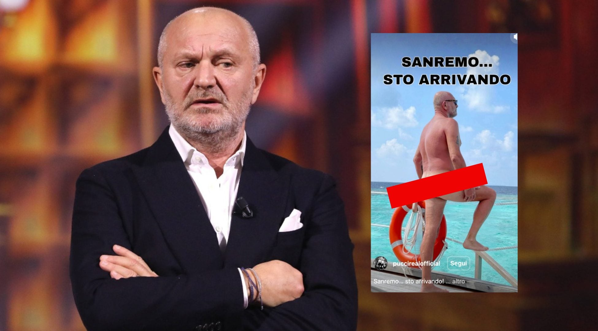 Andrea Pucci a Sanremo è una scelta non da Carlo Conti: no vax, battute omofobe, schierato apertamente a destra