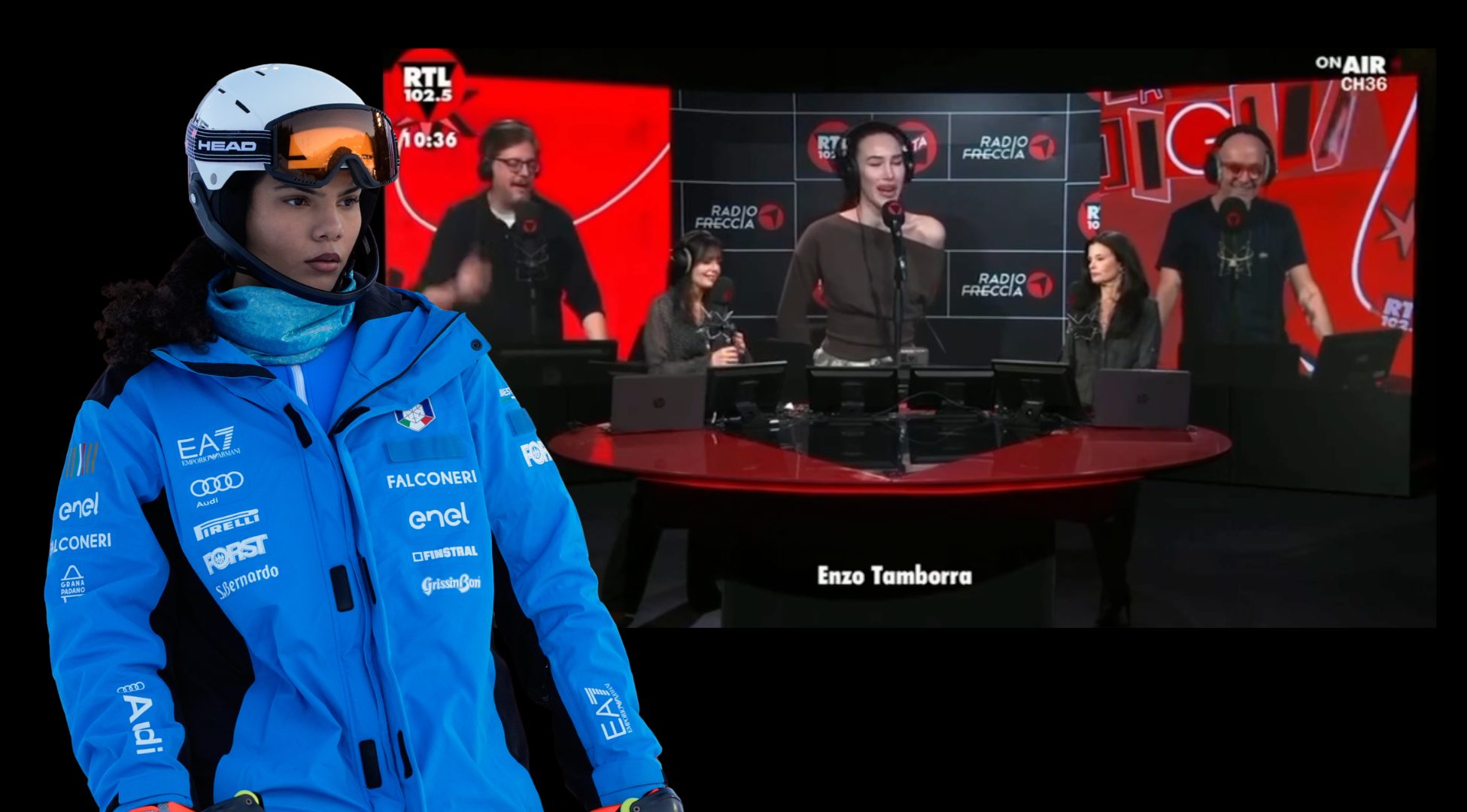 Bufera sulla battuta a RTL su Giada D'Antonio: "La sciatrice napoletana ha imparato dai tiktoker a Roccaraso"