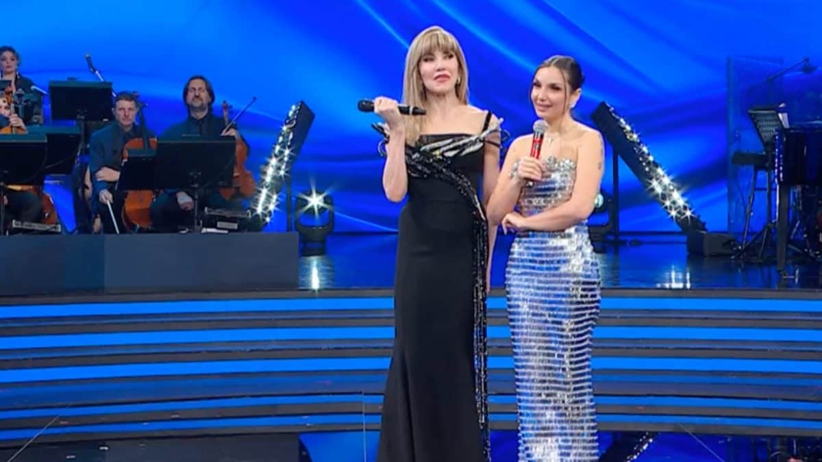 Elettra Lamborghini e Milly Carlucci a Canzonissima