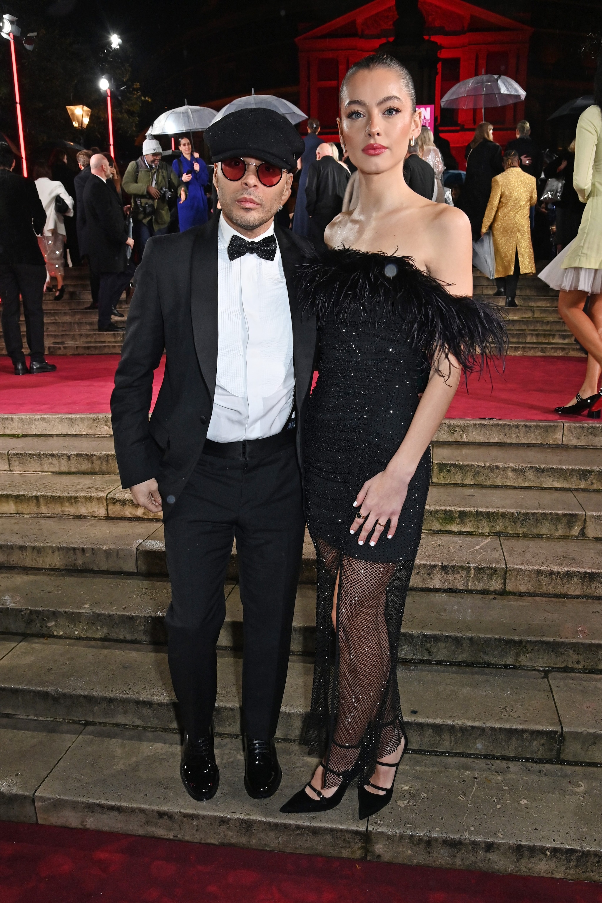 Kornelia Ski con Richie Akiva, amico di Leonardo DiCaprio