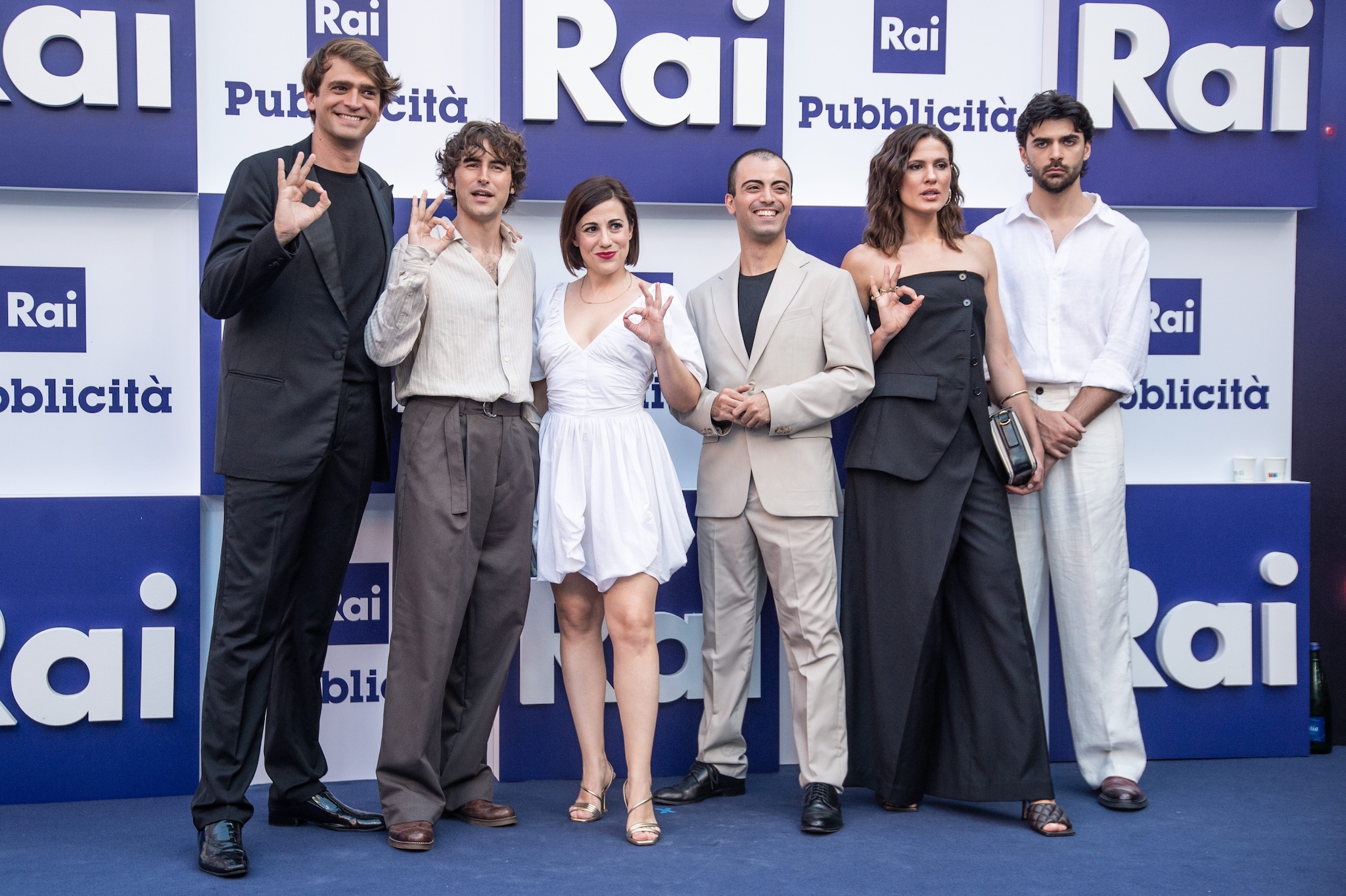 Sulla destra, Giulia Vecchio e Carlo Amleto ai palinsesti Rai 2024