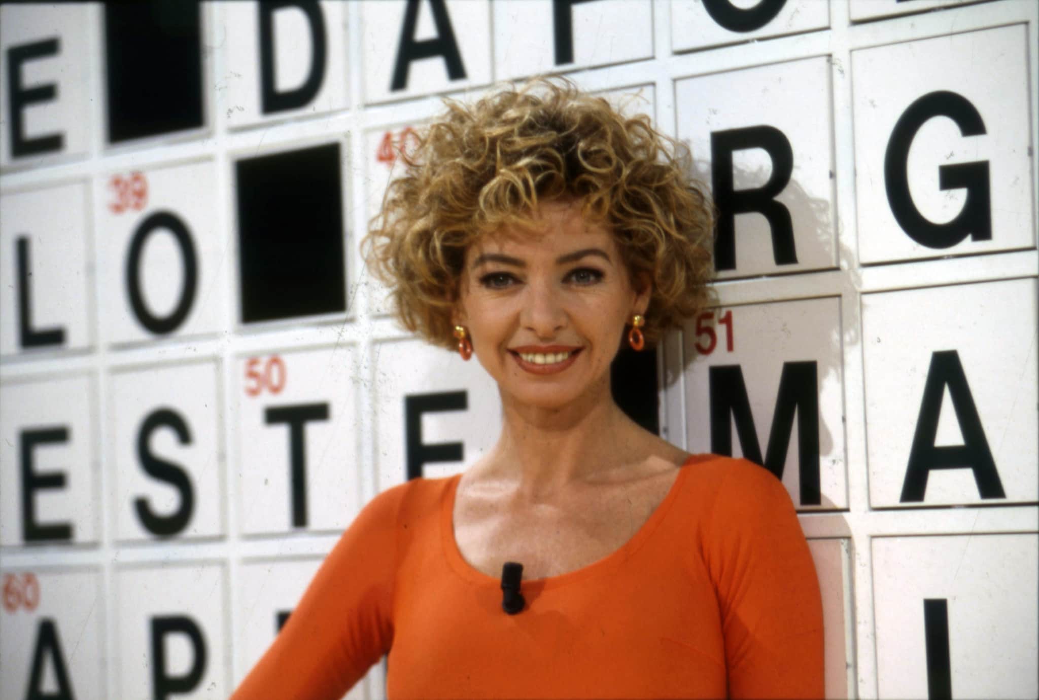 Enrica Bonaccorti e il cruciverbone di Non è la Rai.