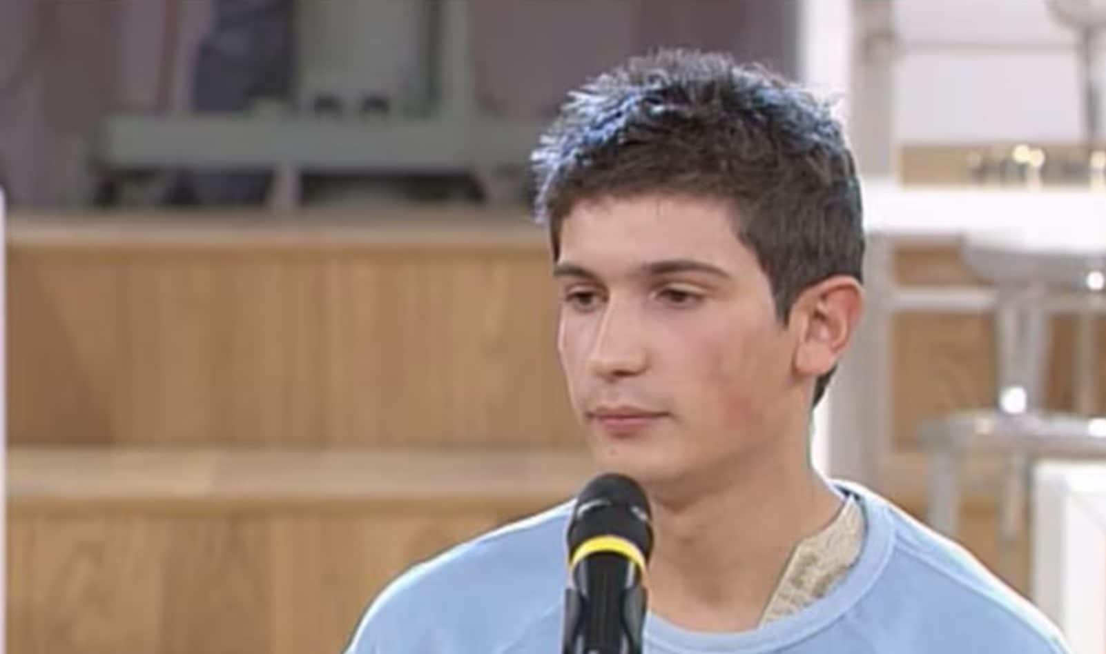 Pierdavide Carone ad Amici nel 2010