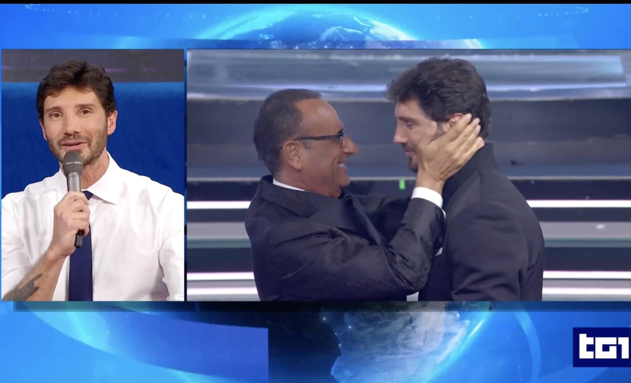 Stefano De Martino: "A Sanremo commosso dallo sguardo paterno di Carlo Conti, è una persona eccezionale"