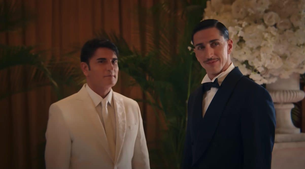 Sal Da Vinci e Marcello Sacchetta nel videoclip d Per sempre sì