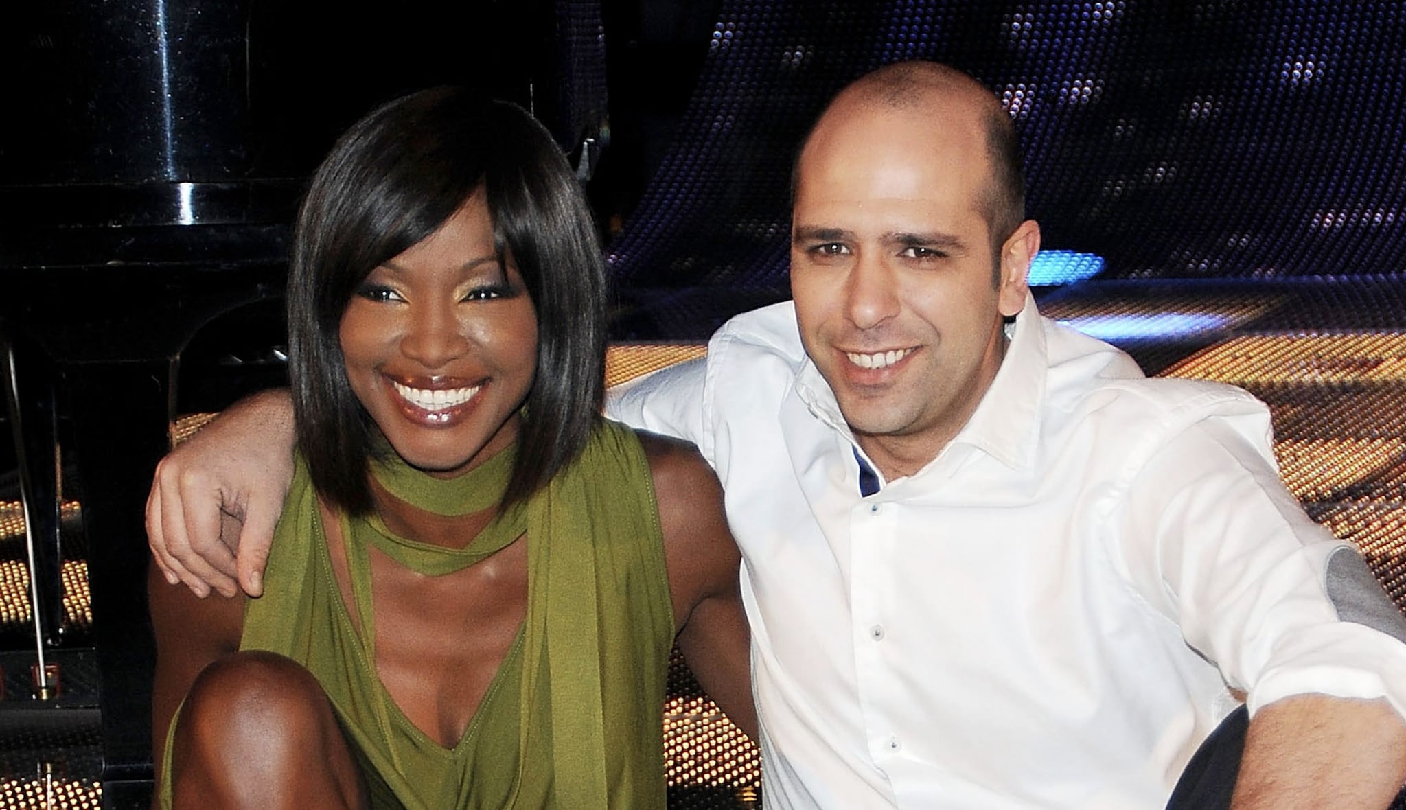 Youma Diakite e Checco Zalone in "Resto Umile World Show" (2011)