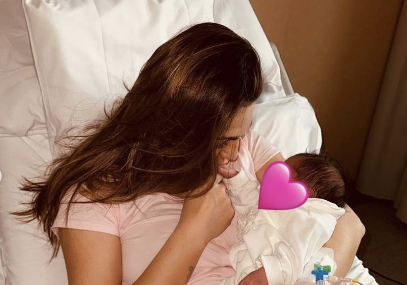 Anna Tatangelo e la figlia Beatrice