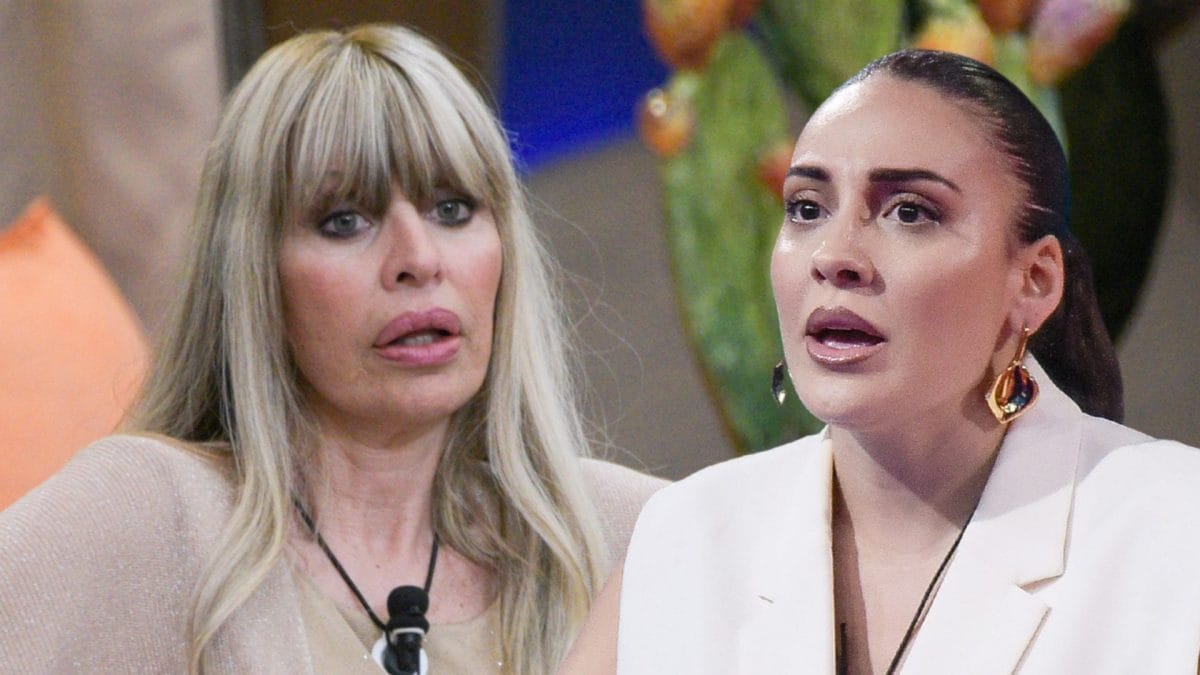 Alessandra Mussolini e Francesca Manzini. Foto Ufficio stampa Endemol Shine Italy e Mediaset