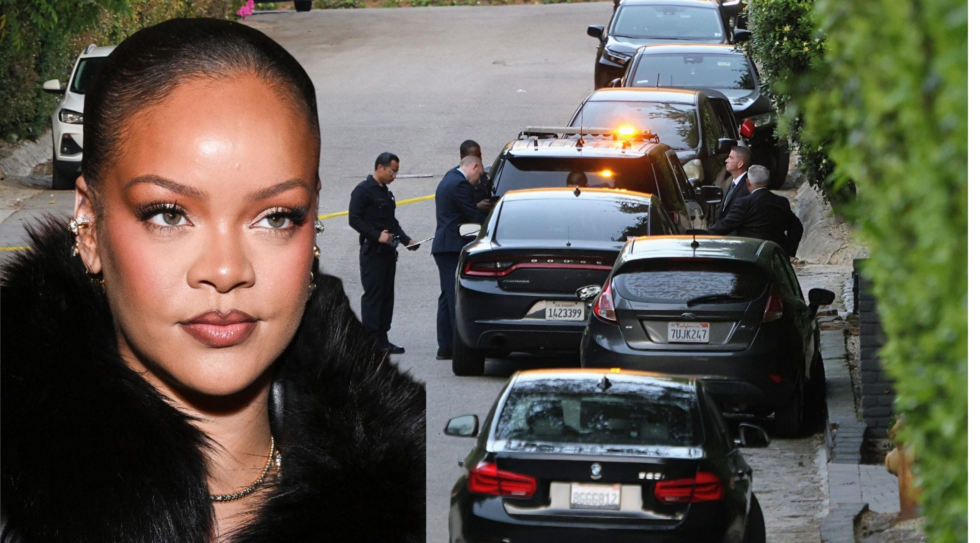 Spari fuori la casa di Rihanna, arrestata una donna di 30 anni mentre scappava su una Tesla bianca