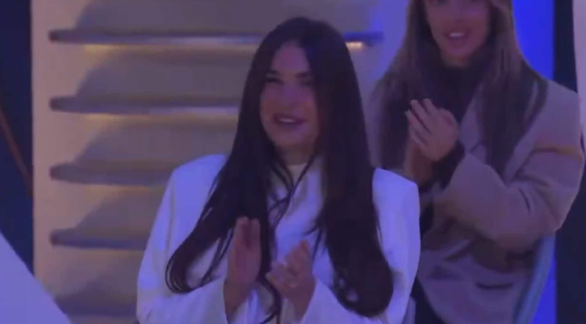 Chanel Totti nello studio del Grande Fratello Vip