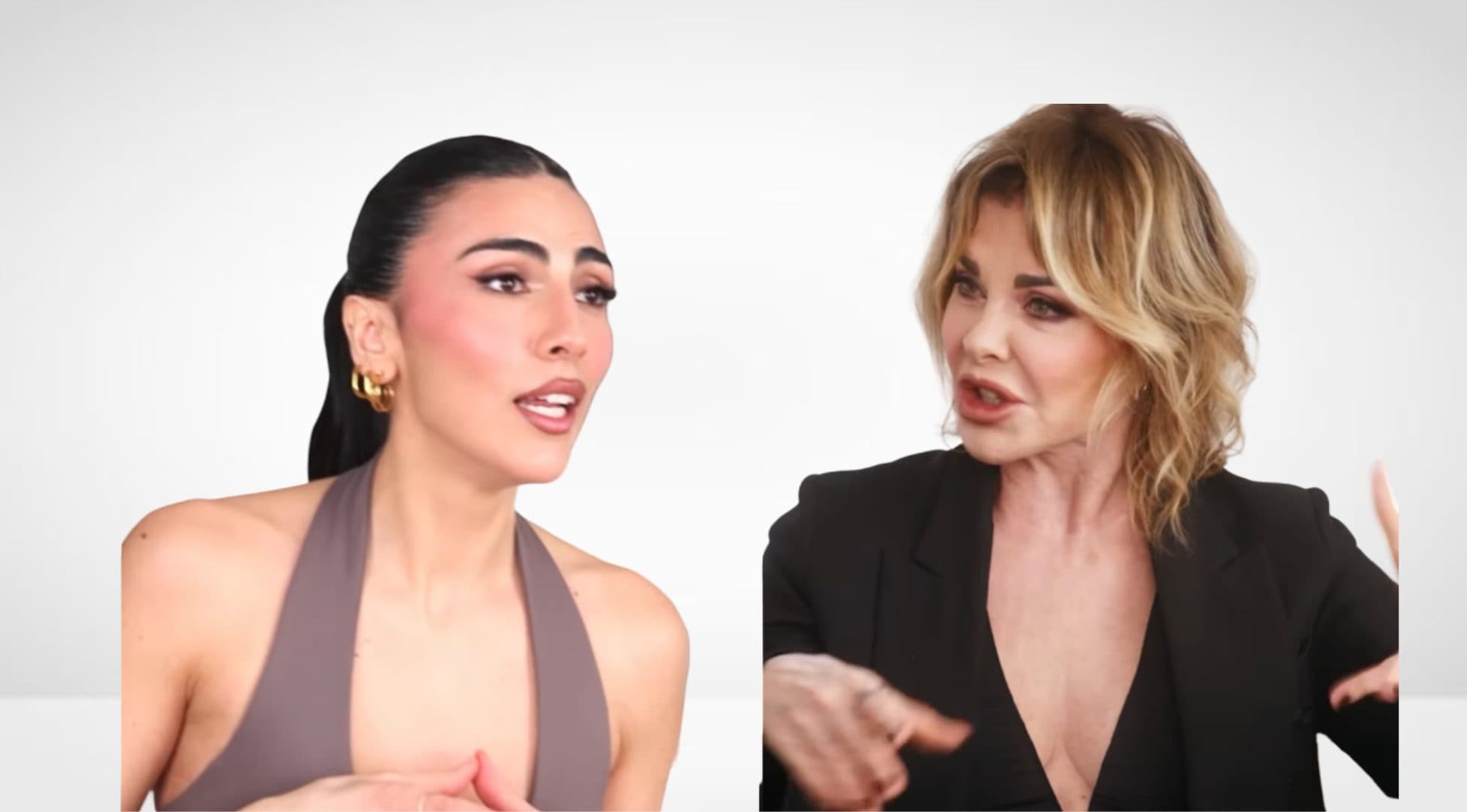 “Impara l’educazione!”: Alba Parietti si alza e lascia il podcast di Giulia Salemi. È uno scherzo?