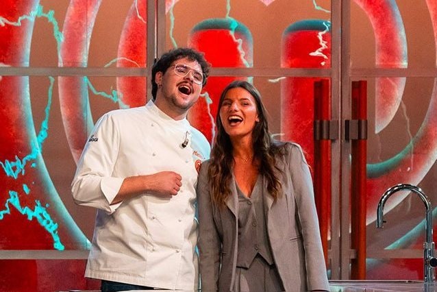 Teo con la fidanzata Elena