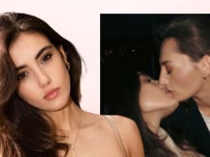 Zeudi Di Palma bacia la fidanzata, chi è Scarlett: modella e podcaster