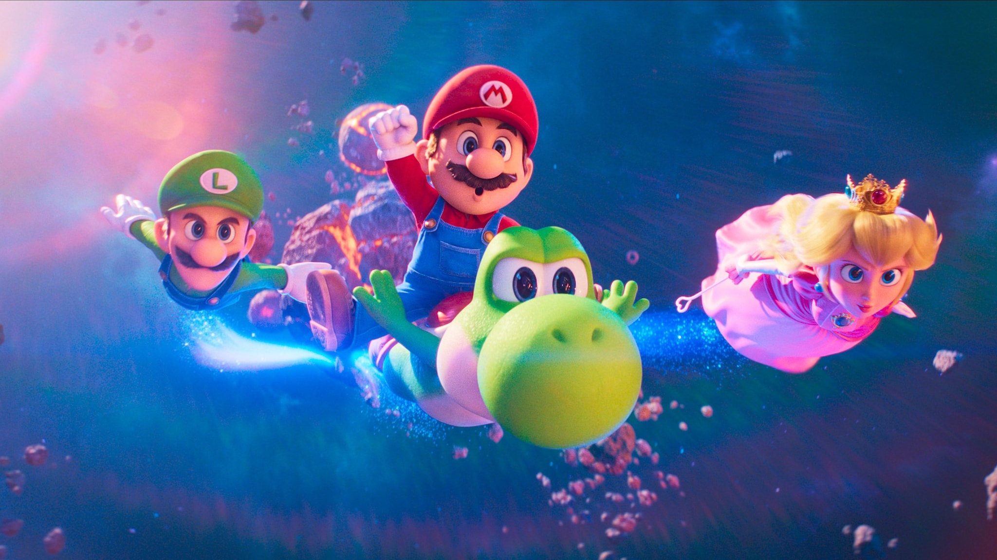 Super Mario Galaxy debutta al primo posto nei cinema italiani: più di un milione di euro d'incassi