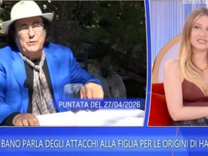 Al Bano parla del fidanzato della figlia Jasmine Carrisi: “Non ti preoccupare del colore della sua pelle”