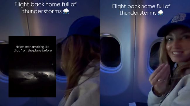 Paura per Chiara Ferragni in aereo, le turbolenze e la forte tempesta: "Mai visto nulla di simile"