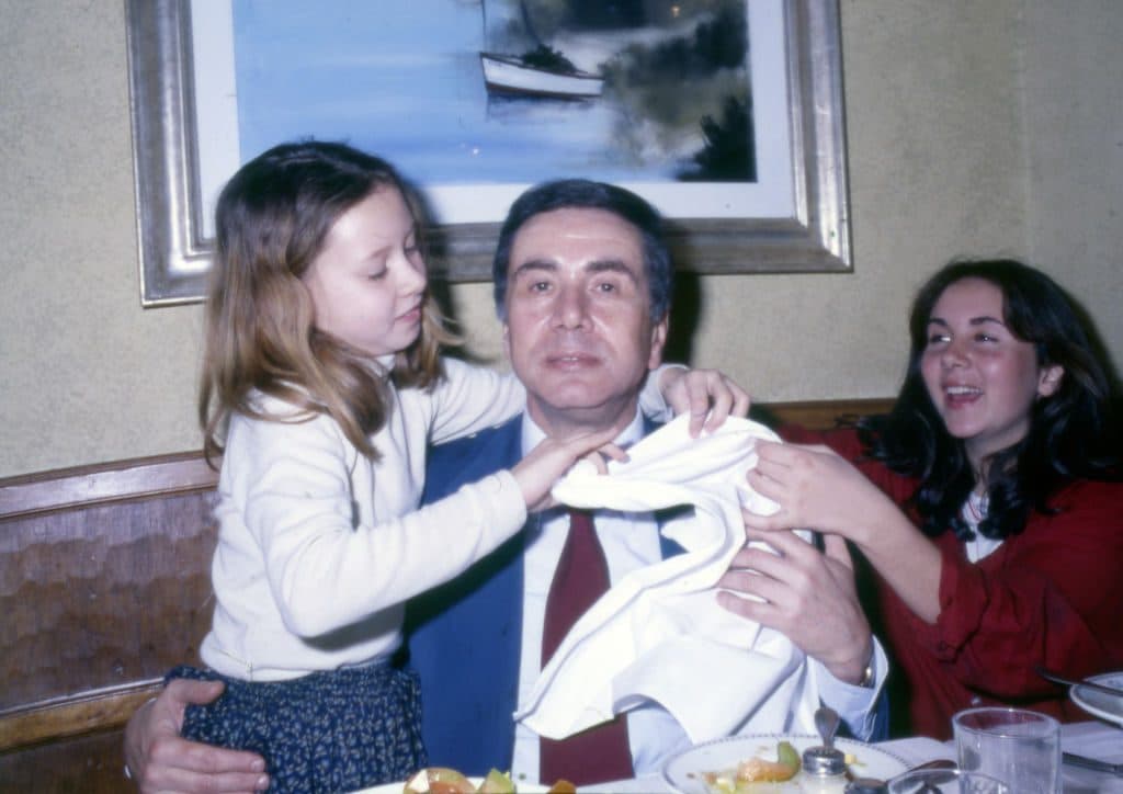 Gaia Tortora con suo padre Enzo e sua sorella Silvia