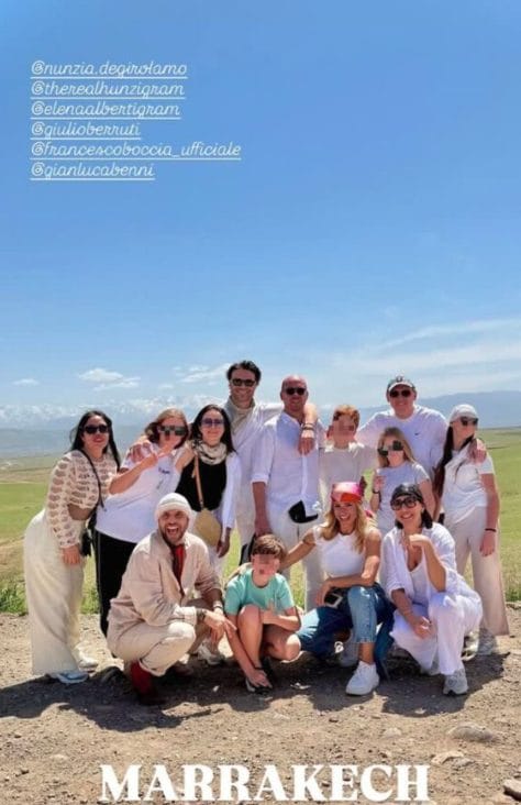 Giulio Berruti e Michelle Hunziker in vacanza insieme a Marrakech