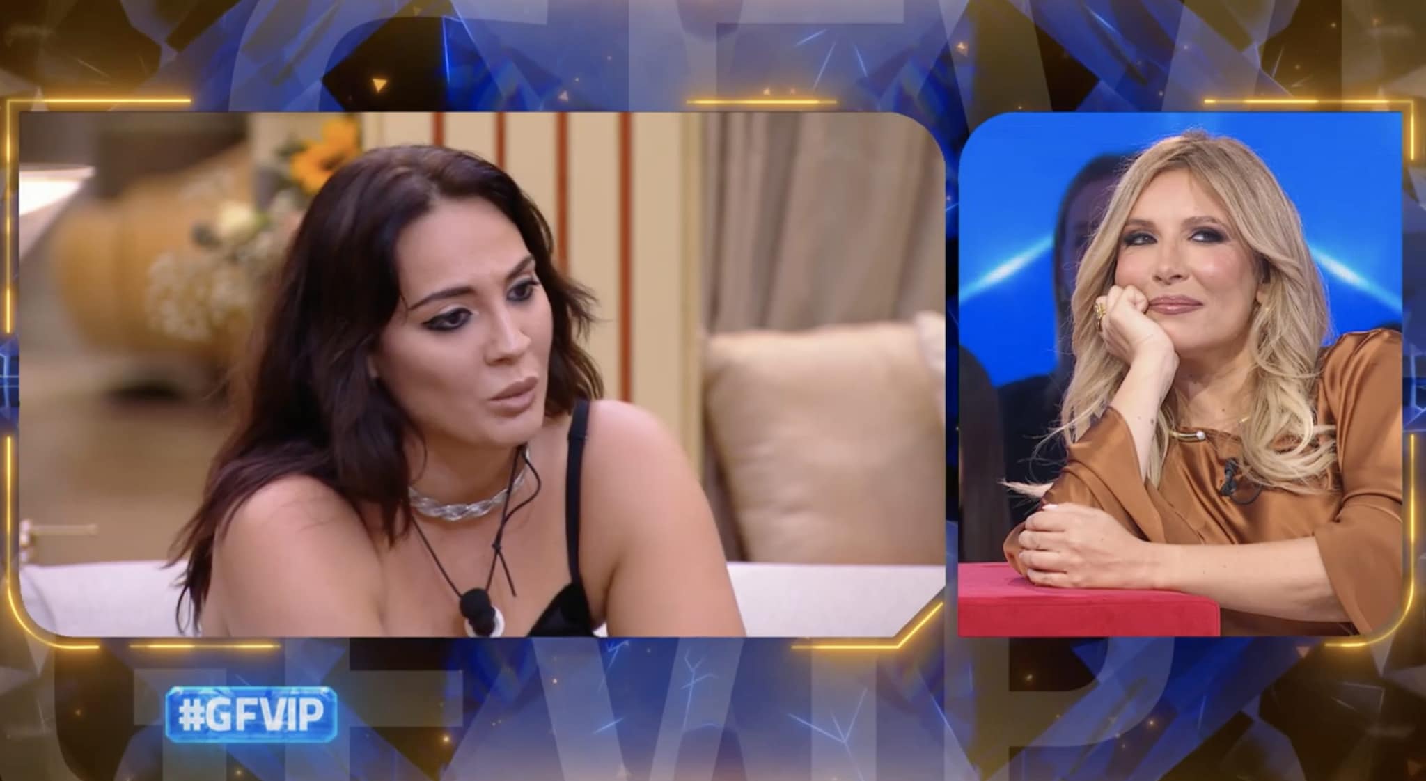 Francesca Manzini al GFVip si scusa per le bugie sul fidanzato, Lucarelli: "Non è giocare, è patologico"