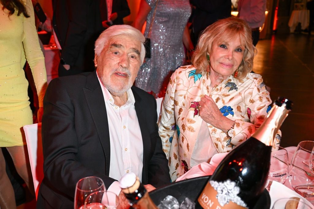 Mario Adorf e sua moglie Monique Faye