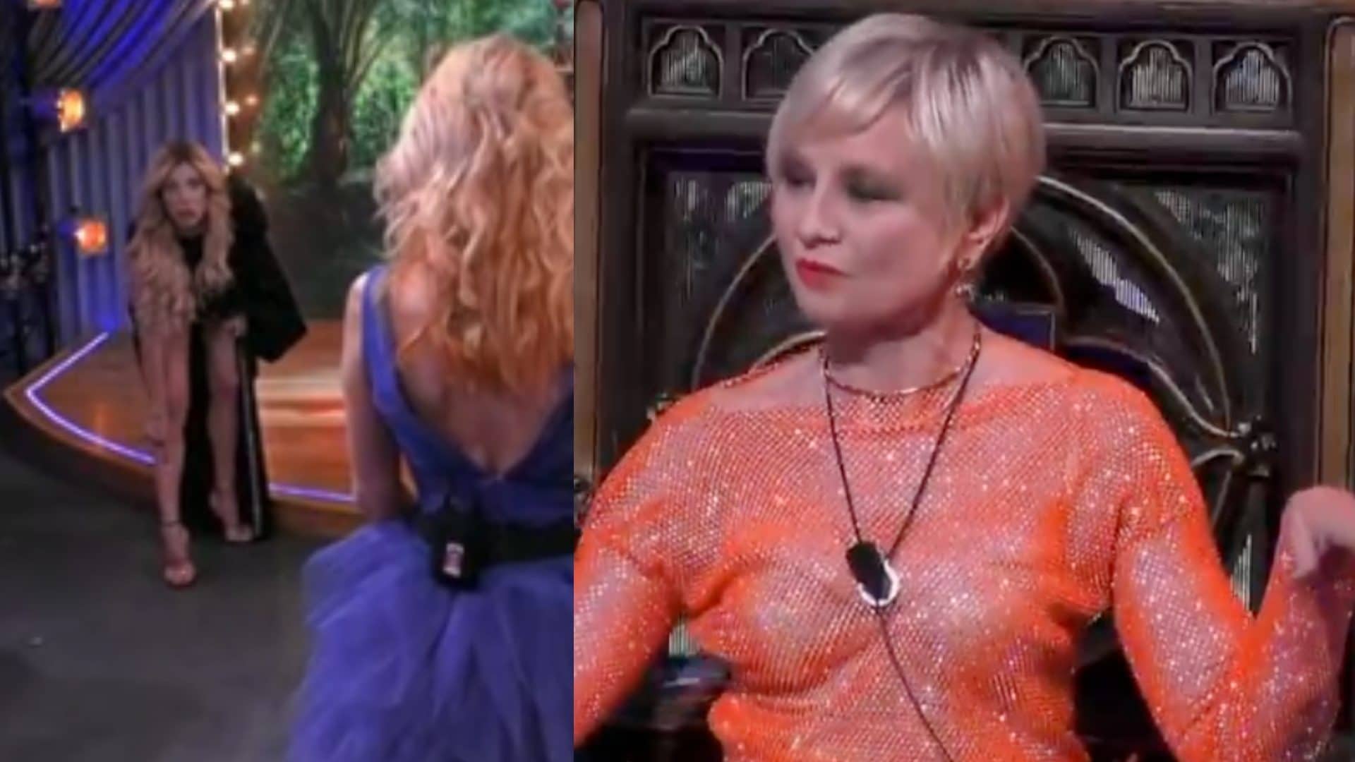 Al GF Vip Antonella Elia lancia un cocco e colpisce Paola Caruso: "Mi hai fatto male. Sei un maiale emarginato"