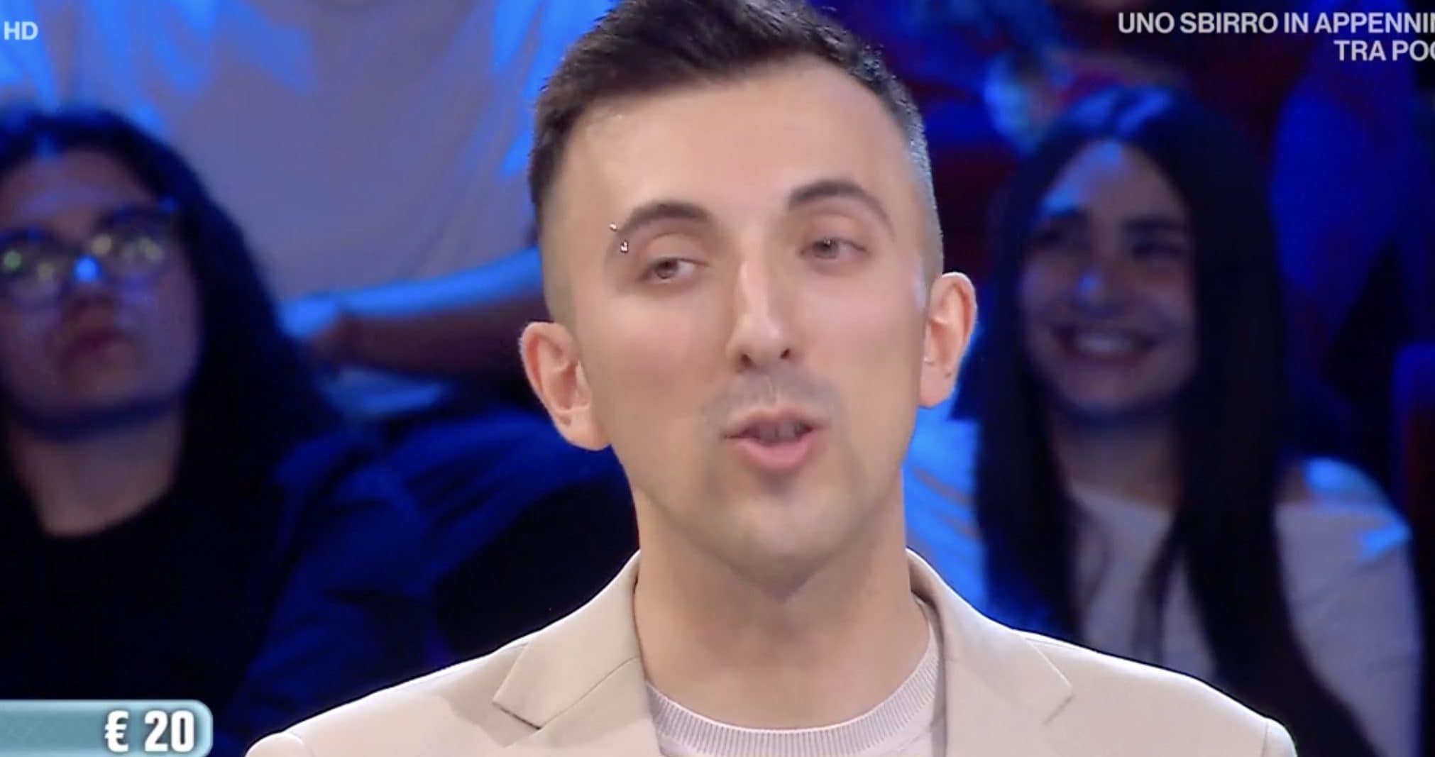 Gabriel, il fidanzato di Sharon di Affari Tuoi