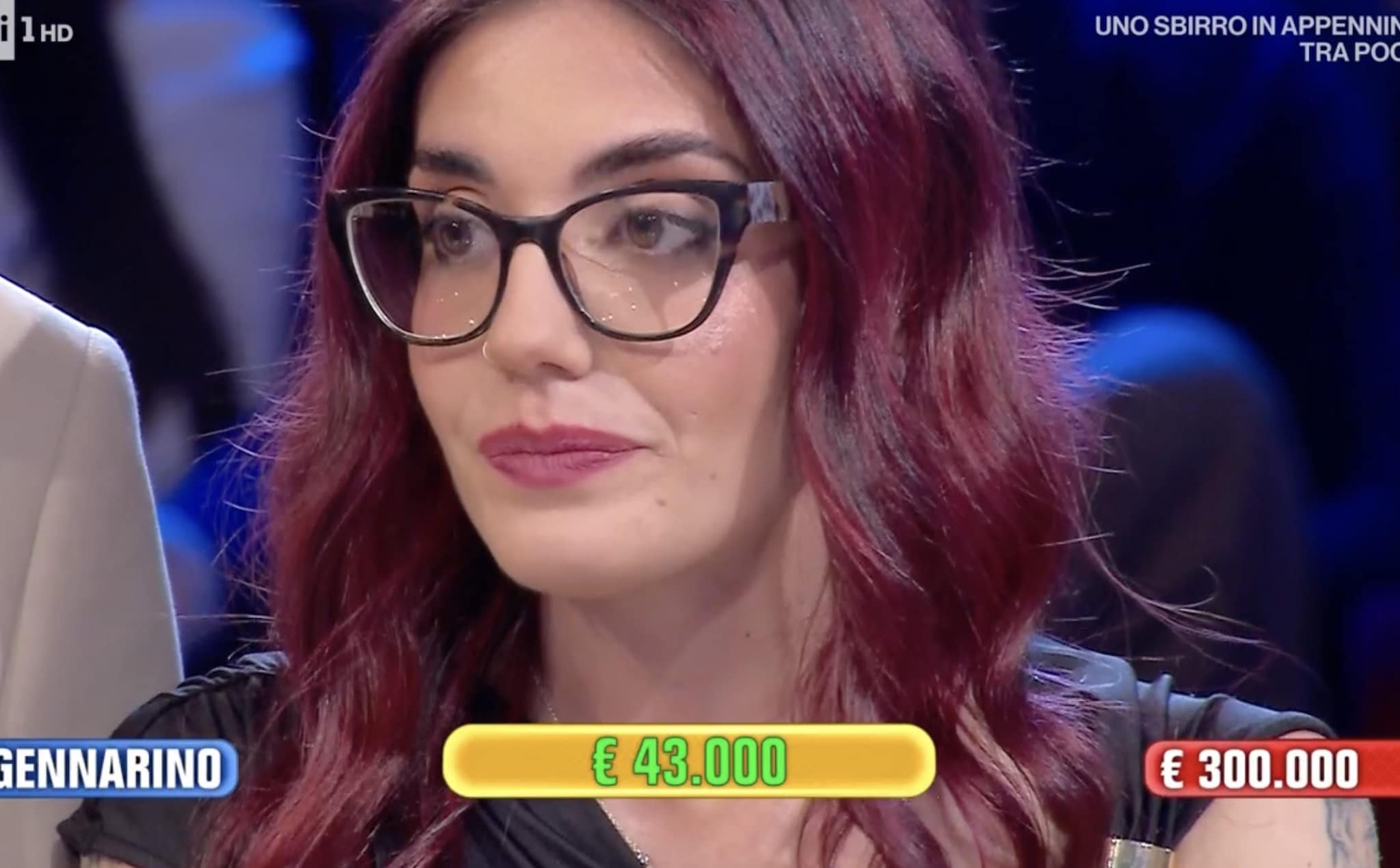 Affari Tuoi del 23 aprile: Sharon scambia 300mila euro per Gennarino, ma si salva grazie all'offerta