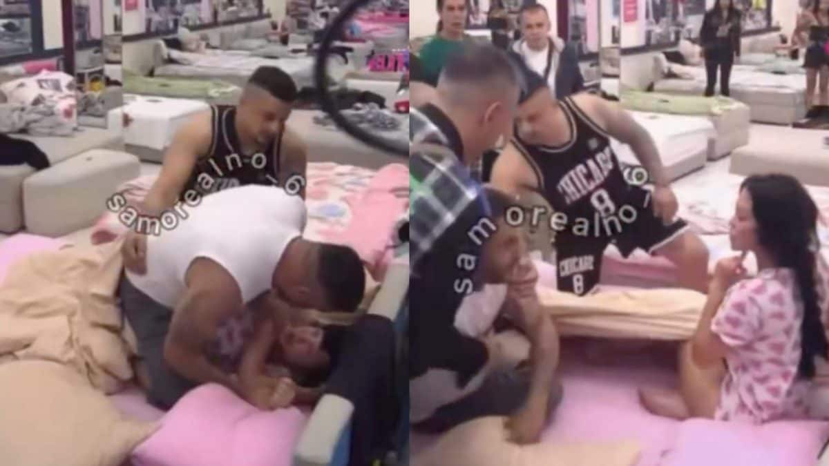 Immagini dal reality serbo Elita (via X @realtimerating)