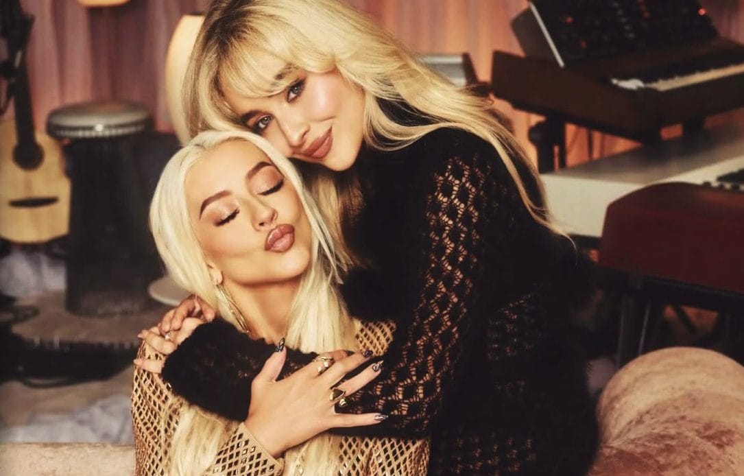 Christina Aguilera e Sabrina Carpenter scambiate per madre e figlia in un servizio del Tg2