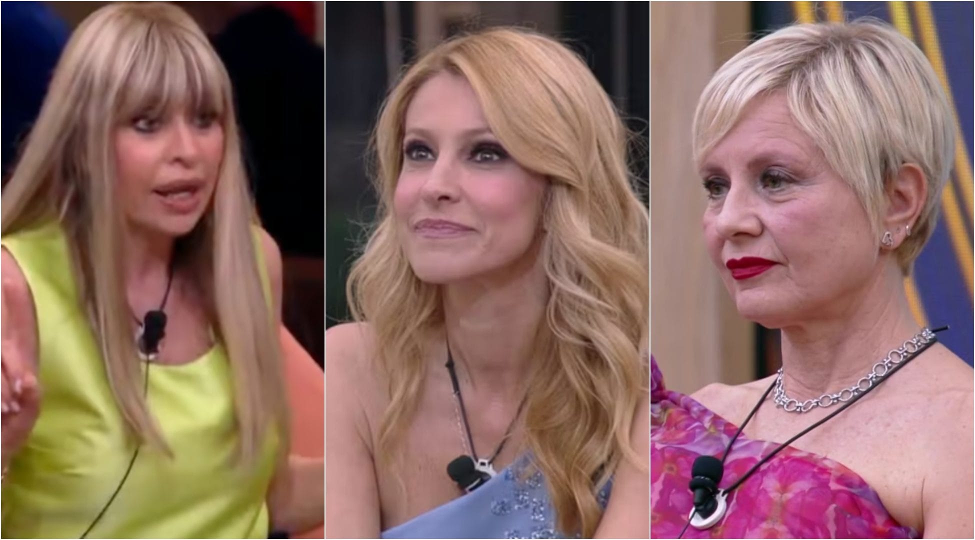 Al Grande Fratello Vip è nata l'alleanza delle bionde: Alessandra Mussolini, Adriana Volpe e Antonella Elia
