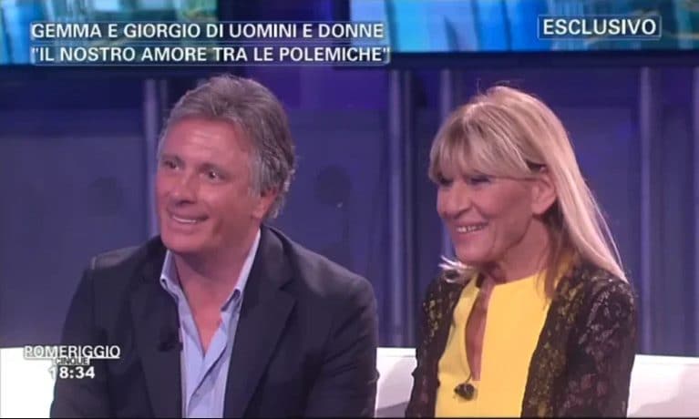 Gemma Galgani e Giorgio Manetti a Pomeriggio 5 nel 2015