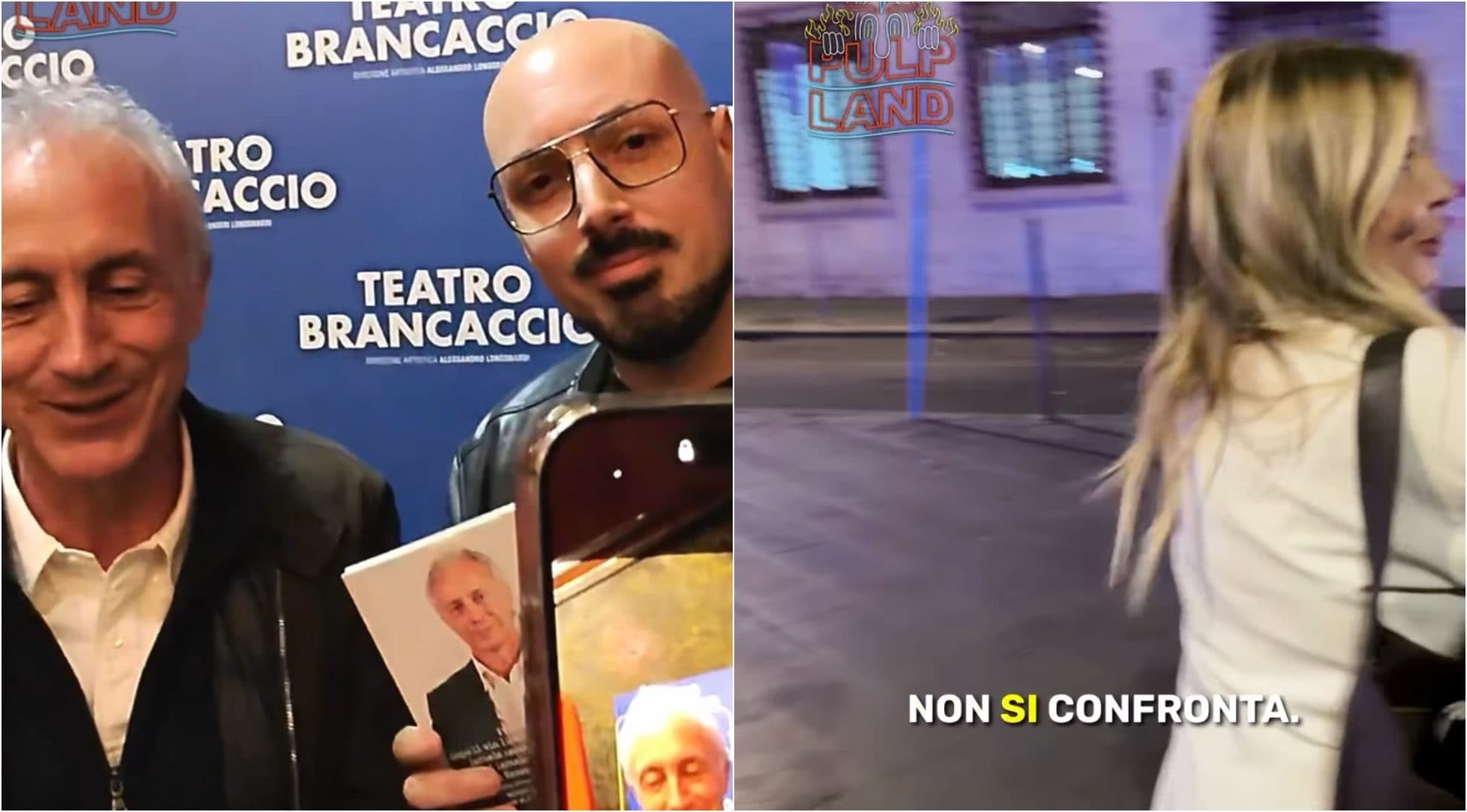 Pulp Podcast vs Travaglio e Lucarelli: le due versioni dello scontro al Teatro Brancaccio