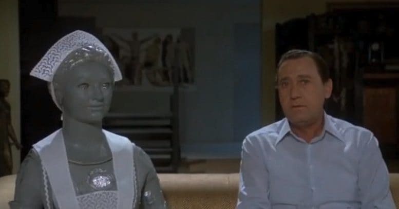 "Io e Caterina", il film con Alberto Sordi del 1980 dove l’attore è alle prese con una domestica robot.