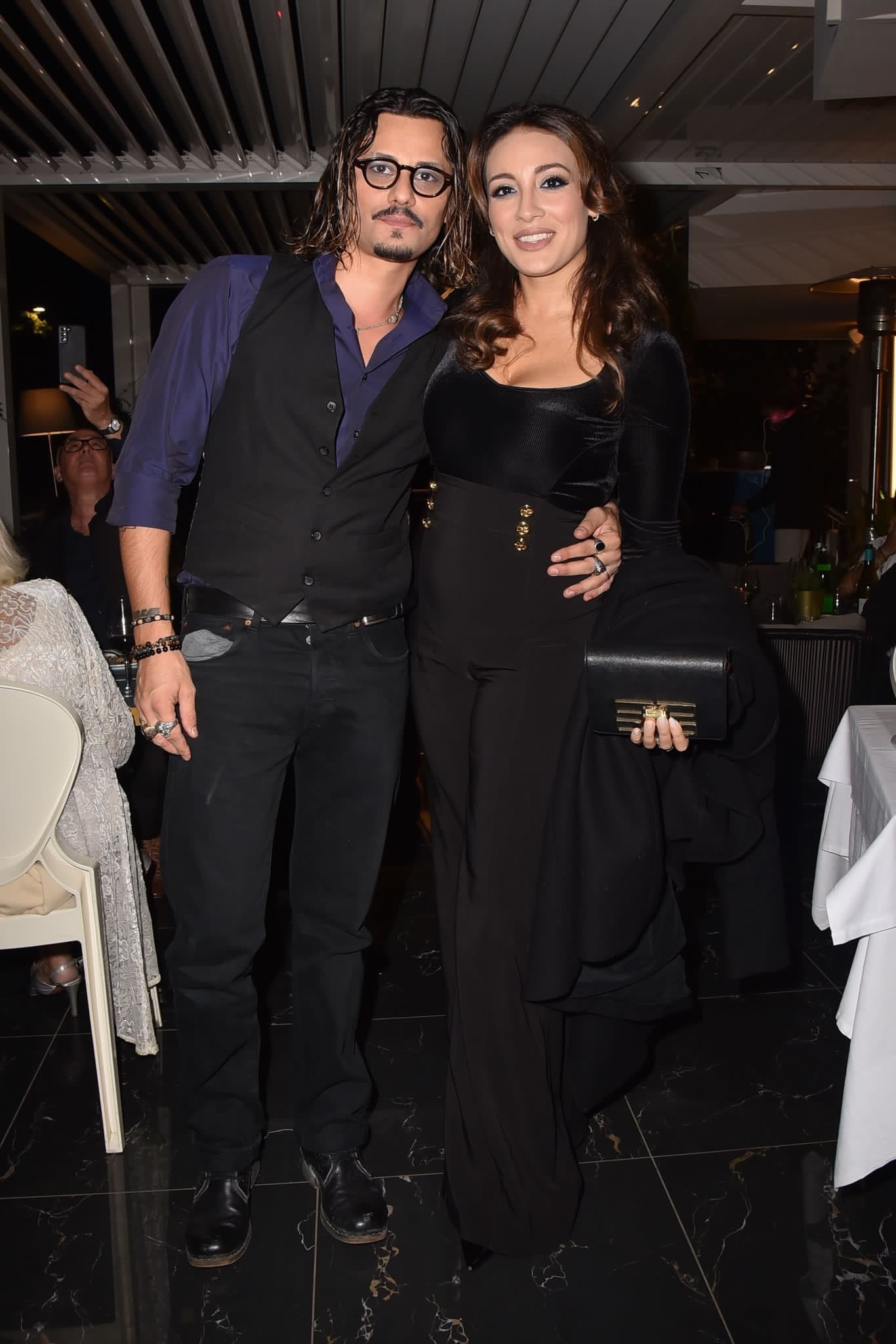 Francesca Manzini con l’ex compagno Marco Scimìa