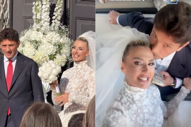 Nathaly Caldonazzo sposa Filippo Maria Bruni dopo due anni d'amore: la cerimonia blindata a Bari