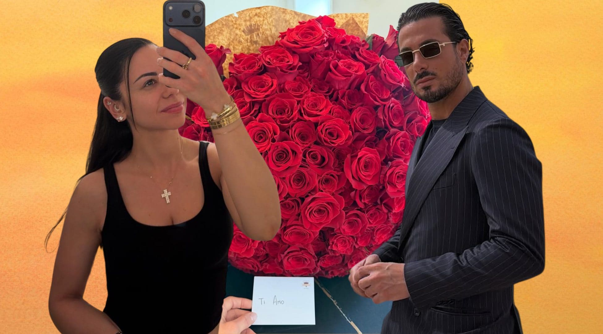 Armando Izzo vuole tornare con la ex moglie: sono sue le rose (e il "Ti amo") mandate a Titta Angellotti