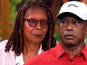 Whoopi Goldberg difende Tiger Woods dopo l’arresto: “Non infierisco su chi è già a terra”