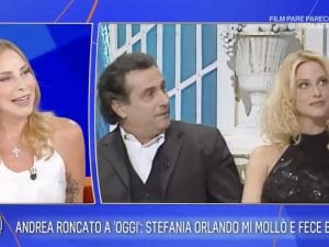 Stefania Orlando e la pace con Andrea Roncato: “L’ho incontrato con sua moglie, non ci parlavamo da anni”