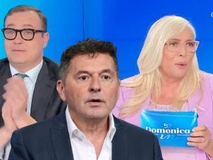 Il saluto di Mara Venier a Teo Mammucari