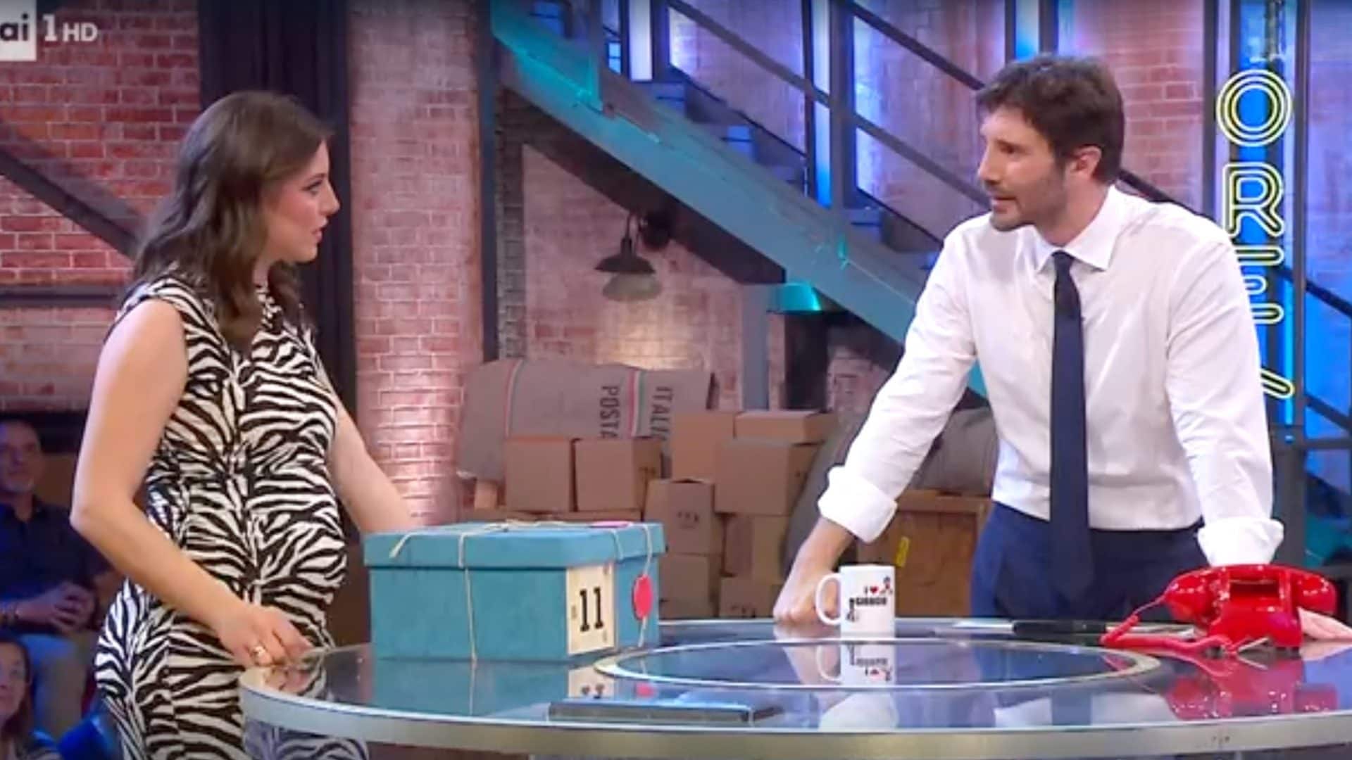 Affari tuoi, Virginia è incinta: "Mi serve la casa" ma perde tutto, Stefano De Martino ha fatto un fioretto