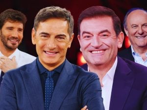 Gerry Scotti e Stefano De Martino si fermano il 27 giugno: l’estate è sfida tra Max Giusti e Marco Liorni