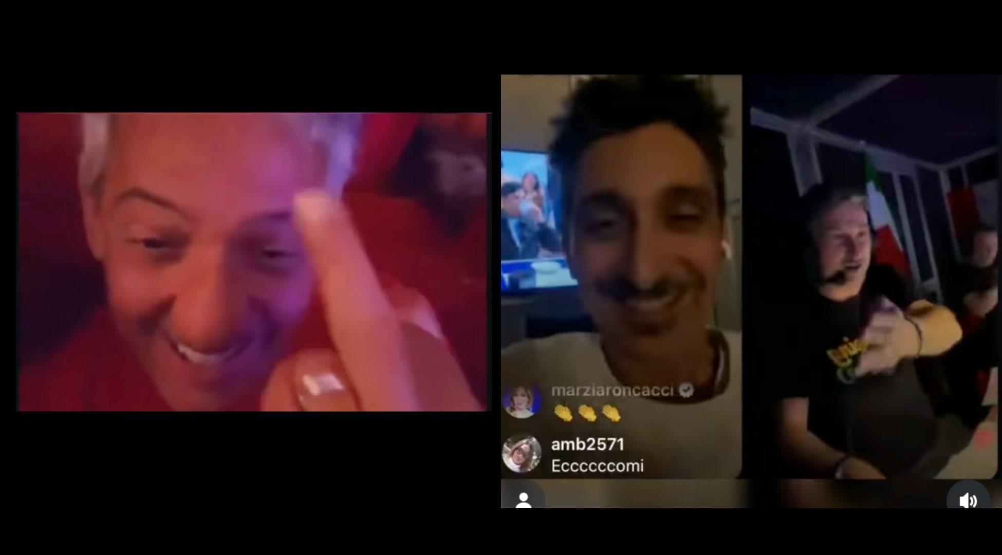Fiorello e Biggio irrompono nella telecronaca di Eurovision: "Fagli il dito medio a Gabriele Corsi"