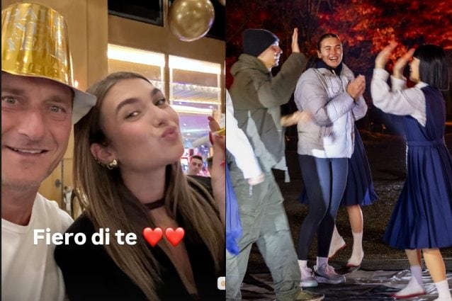 Francesco Totti celebra la vittoria della figlia Chanel a Pechino Express: "Sono fiero di te"