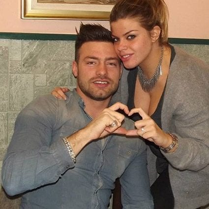 Francesca Del Taglia e il suo ex Eugenio Colombo
