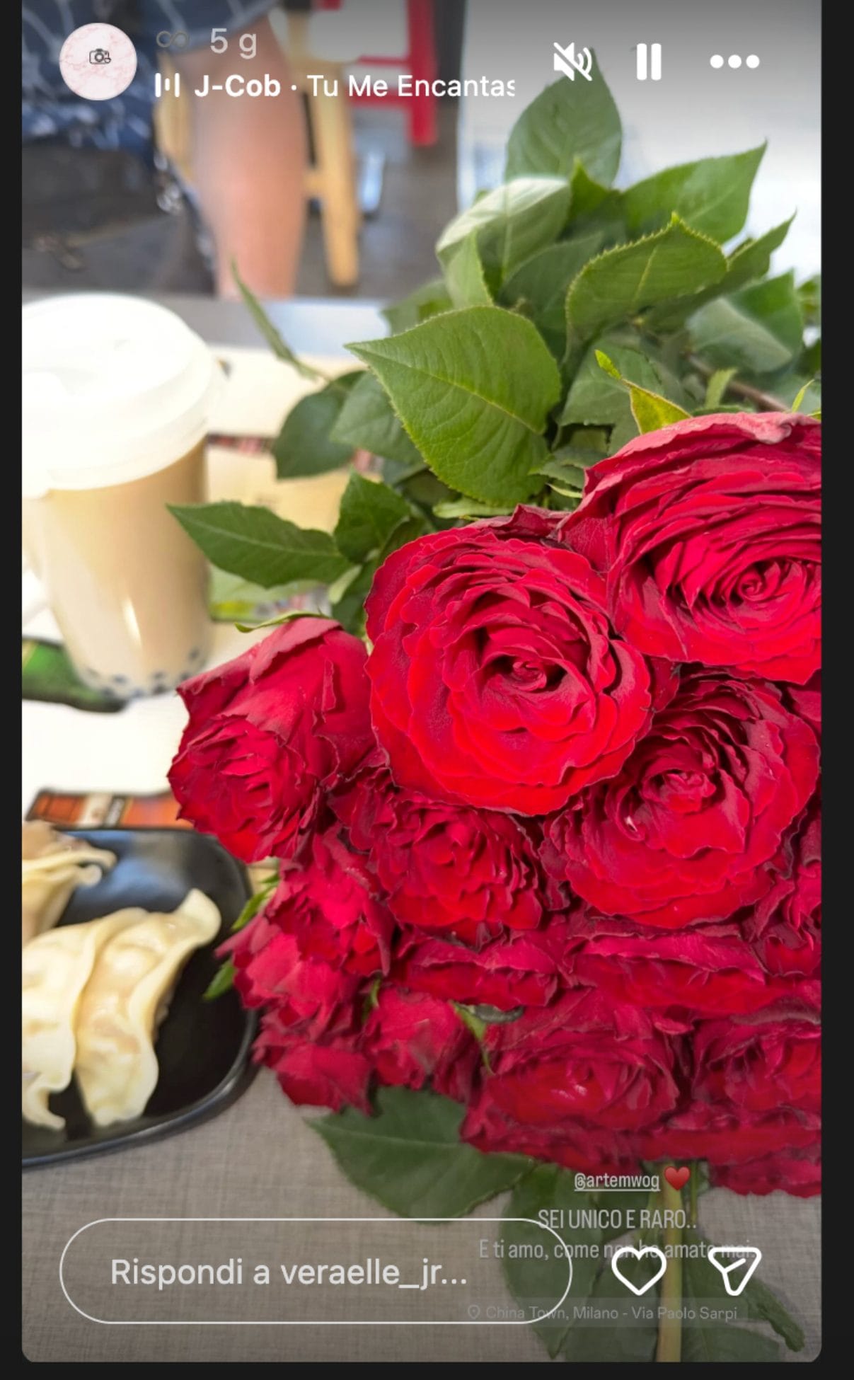 La story in cui Vera confessa l’amore per Artem