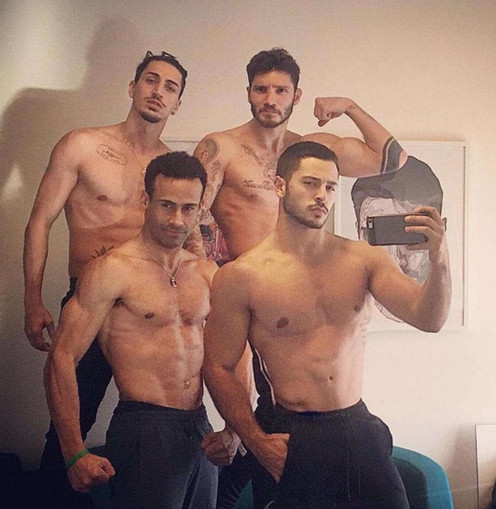 Marcello Sacchetta e Stefano De Martino ai tempi di Amici