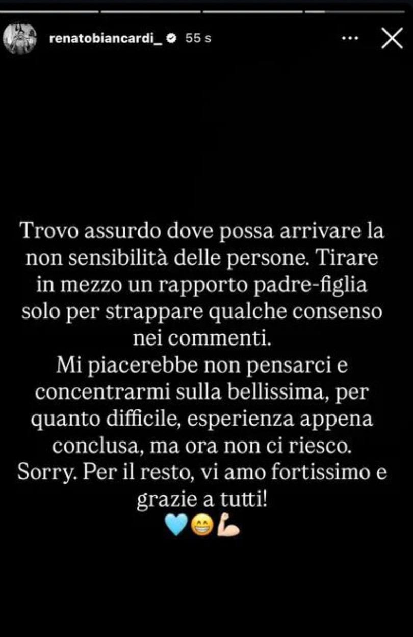Lo sfogo di Renato Biancardi