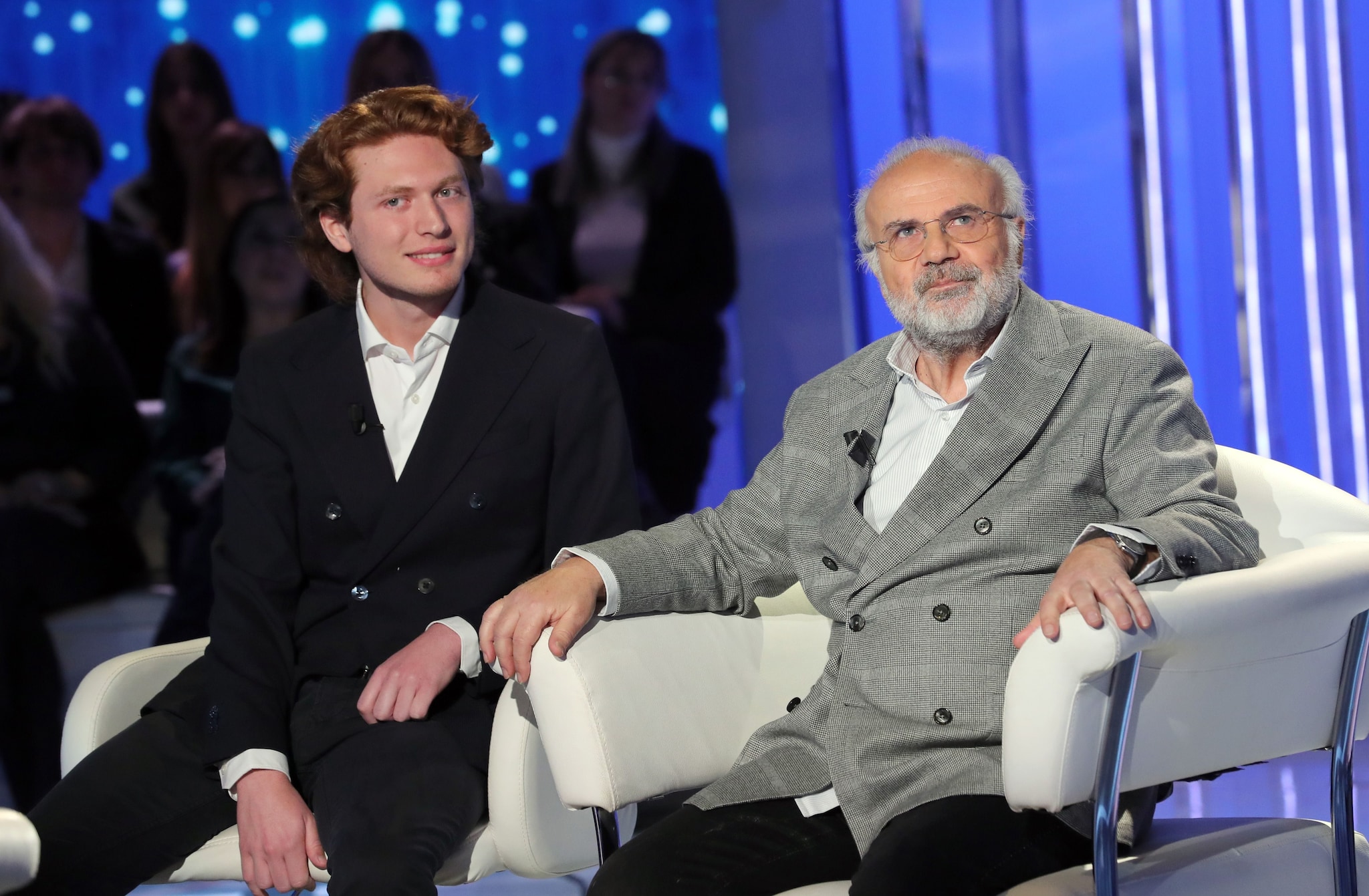 Con il figlio Johnny