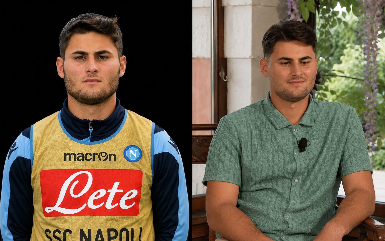Diamante Crispino da portiere del Napoli a Temptation Island: l'ex azzurro nel cast con la fidanzata Bernadette