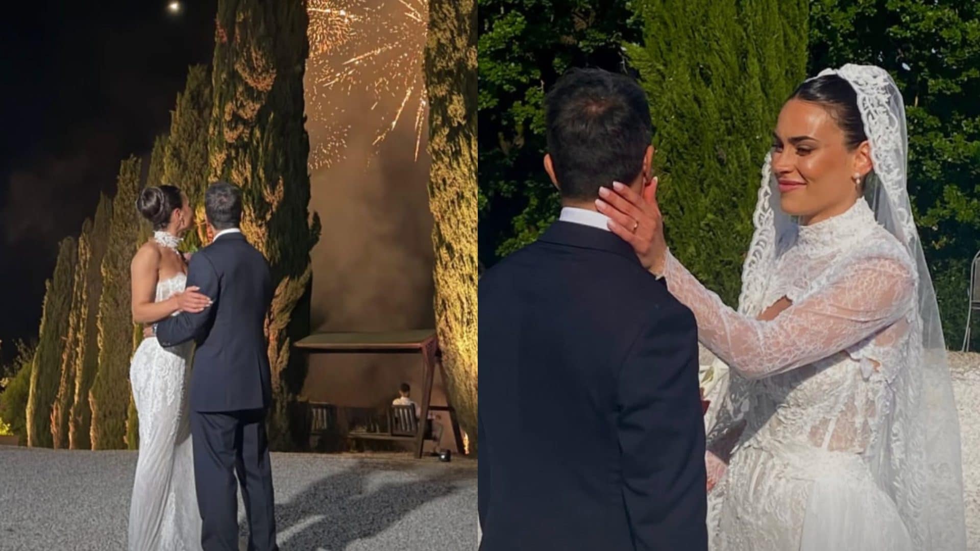 L'ex tronista Veronica Burchielli sposa Anthony Portuensi, le nozze in Toscana tra fuochi d'artificio e romanticismo